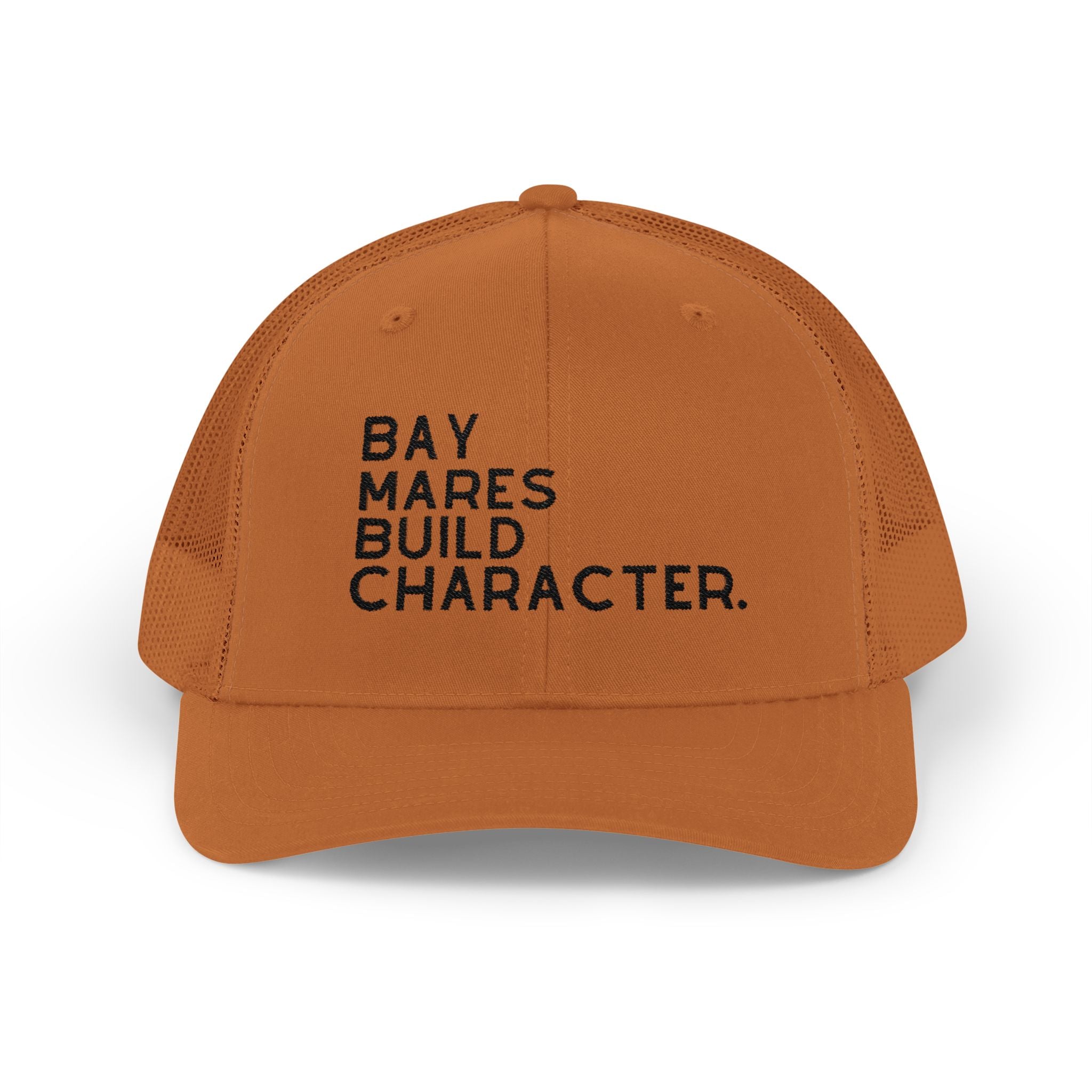 Bay Mares Build Character Embroidered hat Embroidered TCC Hat The Cinchy Cowgirl - Print Caramel One size