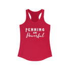 Penning & Powerful Racerback Tank Horse Riding Discipline Tee Printify XS Solid Red 