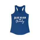 Blue Roan & Broody Racerback Tank Horse Color Shirts Printify XS Solid Royal