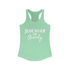 Blue Roan & Broody Racerback Tank Horse Color Shirts Printify XS Solid Mint 