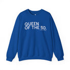 Queen Of The 5D Fleece Pullover Sweatshirt The Cinchy Cowgirl - Print S Royal