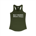 Bay Mares Break Souls Tank Top graphic tank The Cinchy Cowgirl - Print XS Solid Military Green