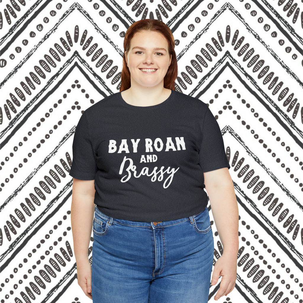 Bay Roan & Brassy Short Sleeve Tee Horse Color Shirt Printify   