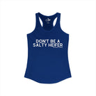 Don't Be A Salty Heifer Tank Top Tank Top The Cinchy Cowgirl - Print XS Solid Royal