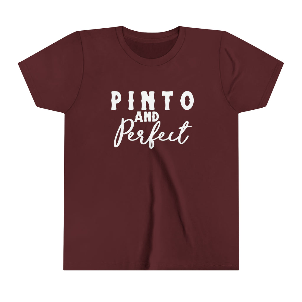 Pinto & Perfect Youth Tee Maroon