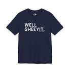 Well Sheeyit Short Sleeve Tee Graphic Tee The Cinchy Cowgirl - Print Navy XS