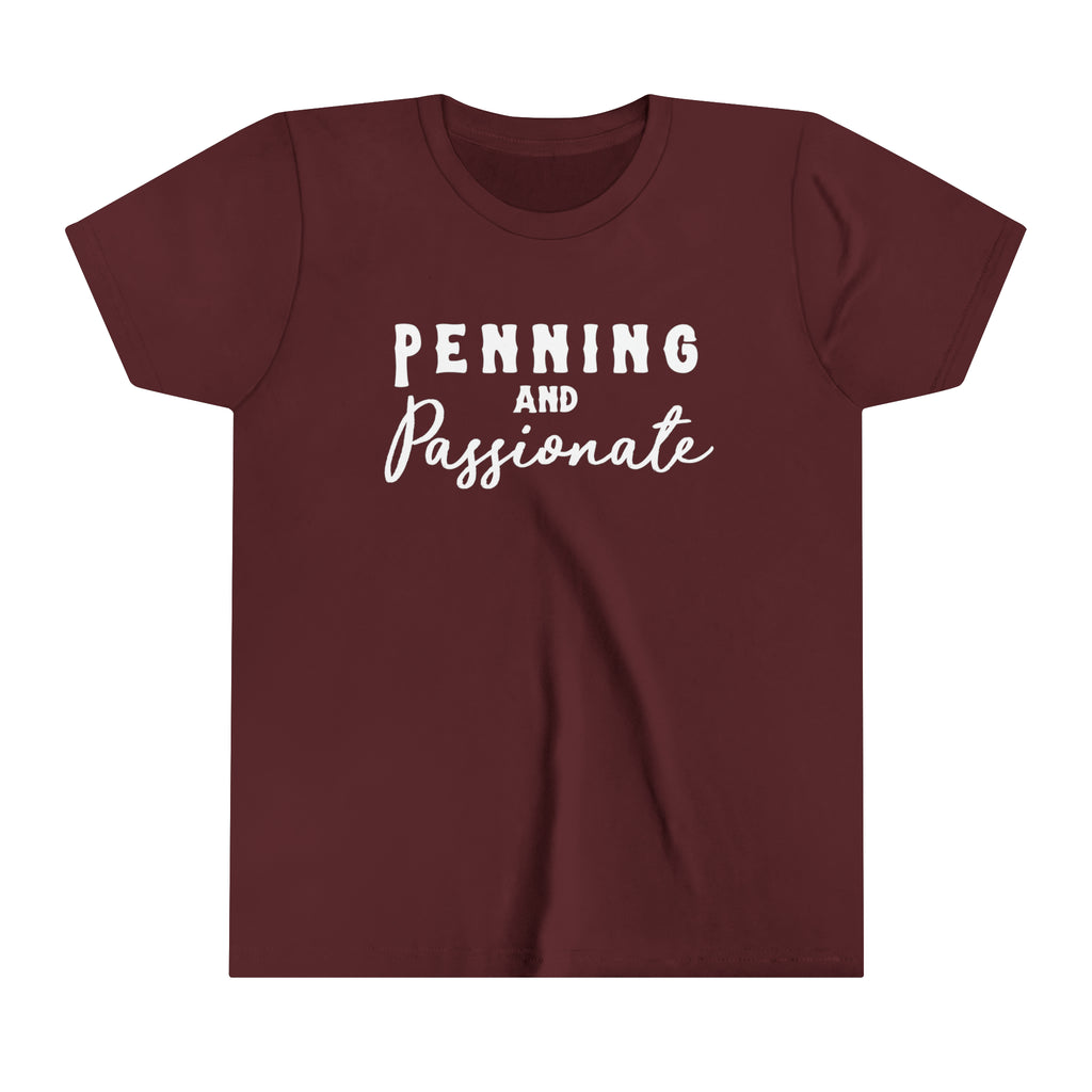 Penning & Passionate Youth Tee Maroon