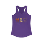 Western Love Racerback Tank tcc graphic tee Printify XS Solid Purple Rush 