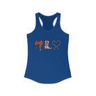 Western Love Racerback Tank tcc graphic tee Printify XS Solid Royal 