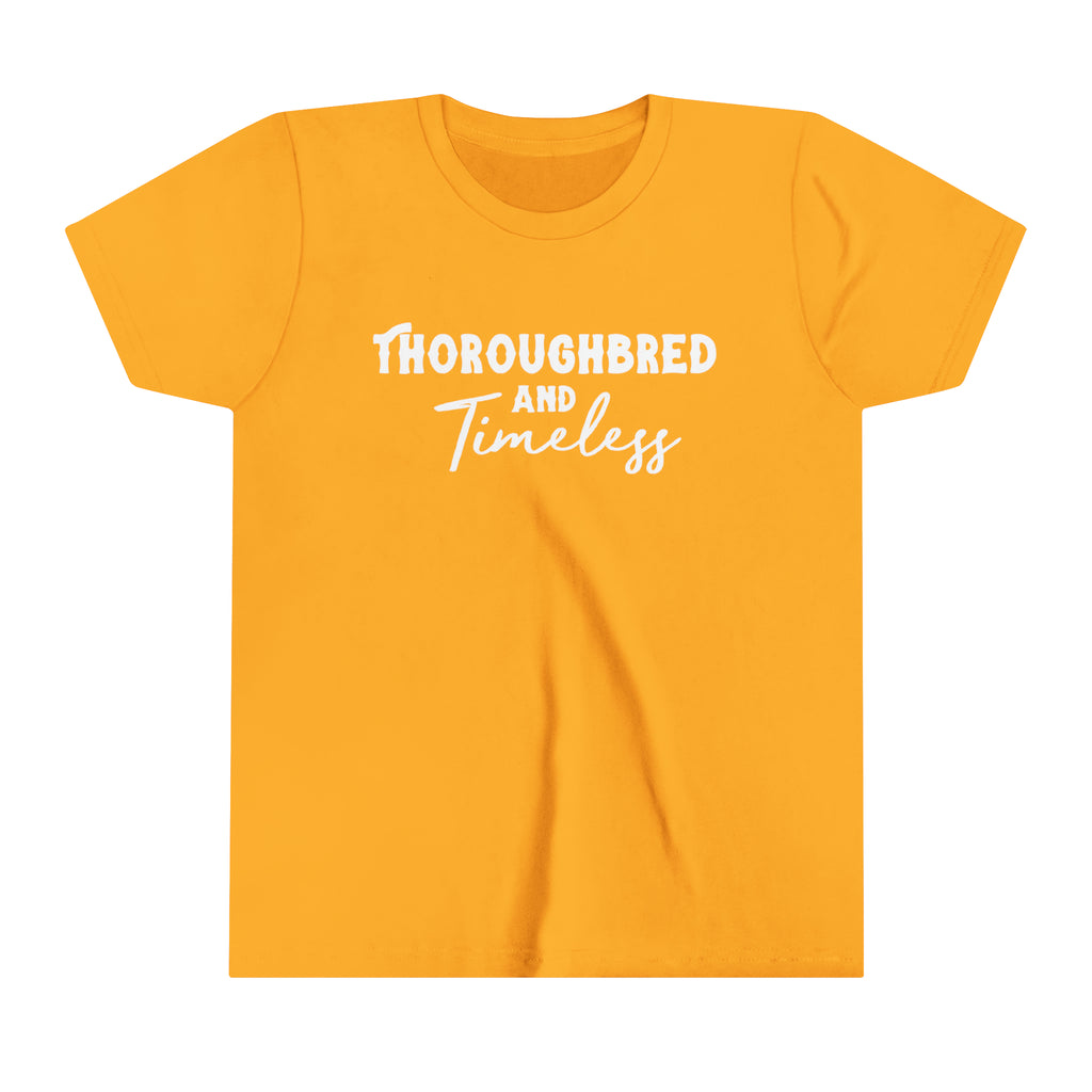 Thoroughbred & Timeless Youth Tee Gold