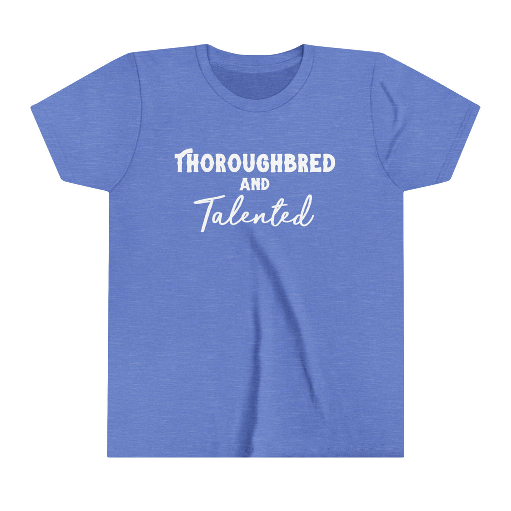 Thoroughbred & Talented Youth Tee Blue