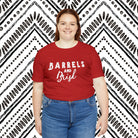 Barrels & Brisk Short Sleeve Tee Horse Riding Discipline Tee Printify   