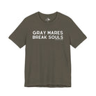 Gray Mares Break Souls Short Sleeve Tee T-Shirt The Cinchy Cowgirl - Print Army XS