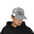Red Mares Build Character Trucker Hat Embroidered TCC Hat The Cinchy Cowgirl - Print