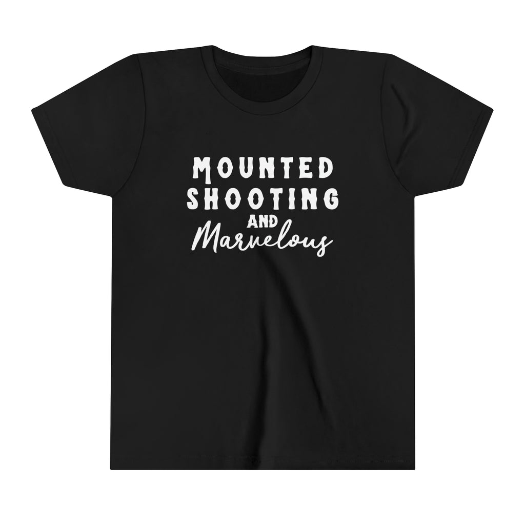 Mounted Shooting & Marvelous Youth tee Black