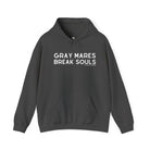 Gray Mares Break Souls Hoodie Hoodie The Cinchy Cowgirl - Print Dark Heather S
