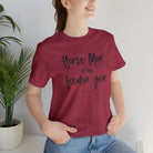Horse Mom of the Freakin' Year Short Sleeve Tee tcc graphic tee Printify Heather Raspberry XS