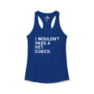 I Wouldn't Pass A Vet Check Tank Top Tank Top The Cinchy Cowgirl - Print XS Solid Royal