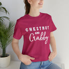 Chestnut & Crabby Short Sleeve Tee Horse Color Shirt Printify Berry XS 