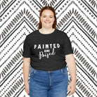 Painted & Poised Short Sleeve Tee Horse Color Shirt Printify   
