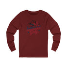 American Girly Long Sleeve Tee Long-sleeve The Cinchy Cowgirl - Print S Cardinal