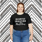 Mounted Shooting & Marvelous Short Sleeve Tee Horse Riding Discipline Tee Printify   