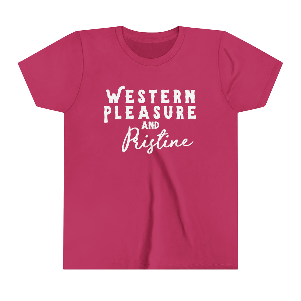 Western Pleasure & Pristine Youth Tee Berry