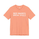 Red Mares Break Souls Short Sleeve Tee T-Shirt The Cinchy Cowgirl - Print Sunset XS