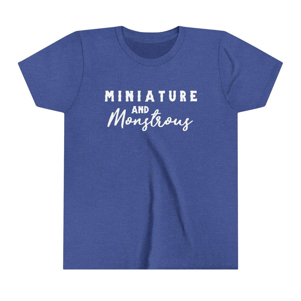 Miniature & Monstrous Youth Tee Royal