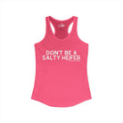 Don't Be A Salty Heifer Tank Top Tank Top The Cinchy Cowgirl - Print XS Solid Hot Pink