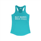 Bay Mares Break Souls Tank Top graphic tank The Cinchy Cowgirl - Print XS Solid Tahiti Blue