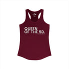 Queen Of The 5D Tank Top Tank Top The Cinchy Cowgirl - Print XS Solid Cardinal Red