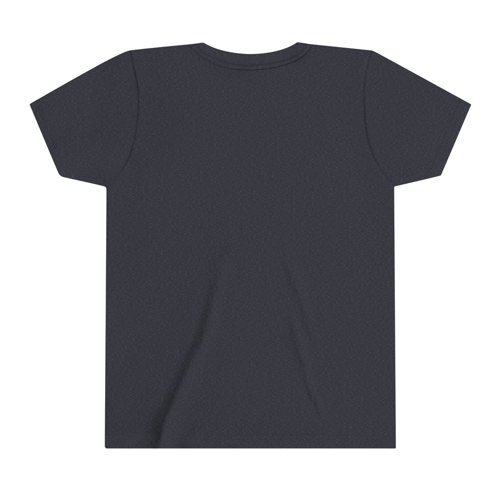 Youth short sleeve backside. 