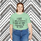 Dog Problems Short Sleeve Tee tcc graphic tee Printify   