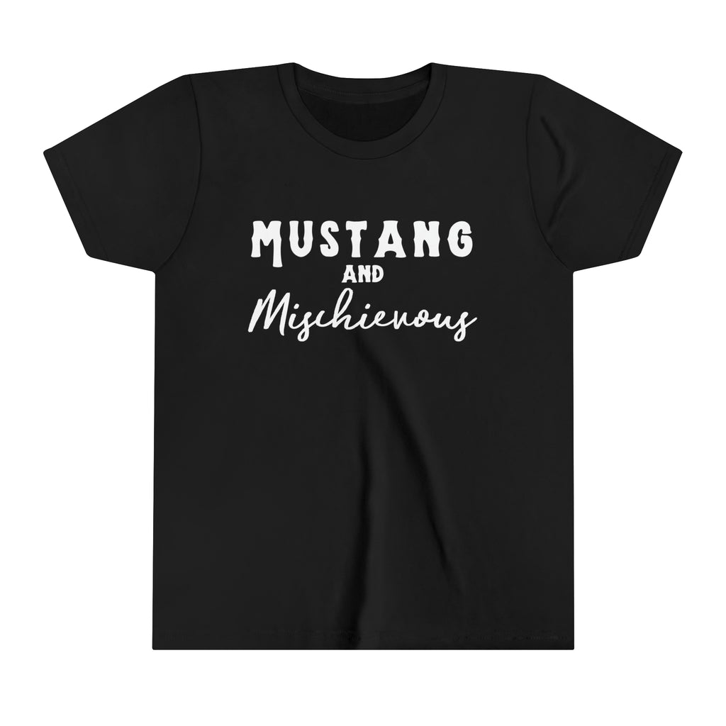 Mustang & Mischievous Youth Tee Black