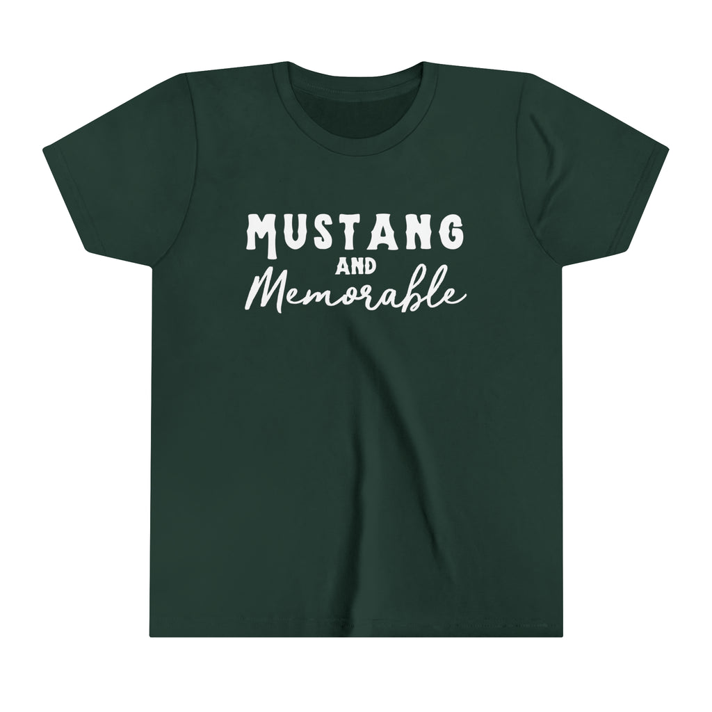 Mustang & Memorable Youth Tee Forest