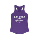Bay Roan & Boujee Racerback Tank Horse Color Shirts Printify XS Solid Purple Rush 