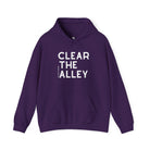 Clear The Alley Hoodie Graphic Hoodie The Cinchy Cowgirl - Print Purple S