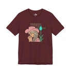Praying Cowgirls Club Short Sleeve Tee Graphic Tee The Cinchy Cowgirl - Print Maroon XS
