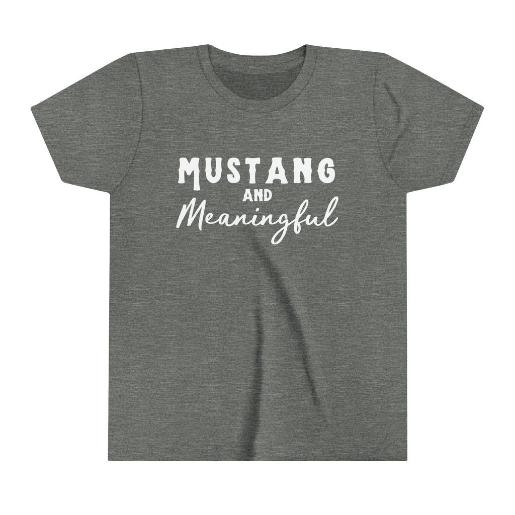 Mustang & Meaningful Youth Tee Grey