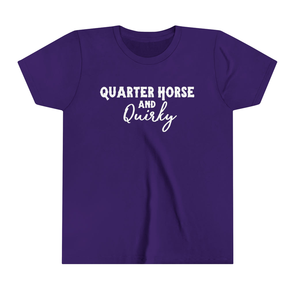 Quarter Horse Youth Tee Purple