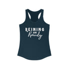 Reining & Rowdy  Racerback Tank Horse Riding Discipline Tee Printify XS Solid Midnight Navy 