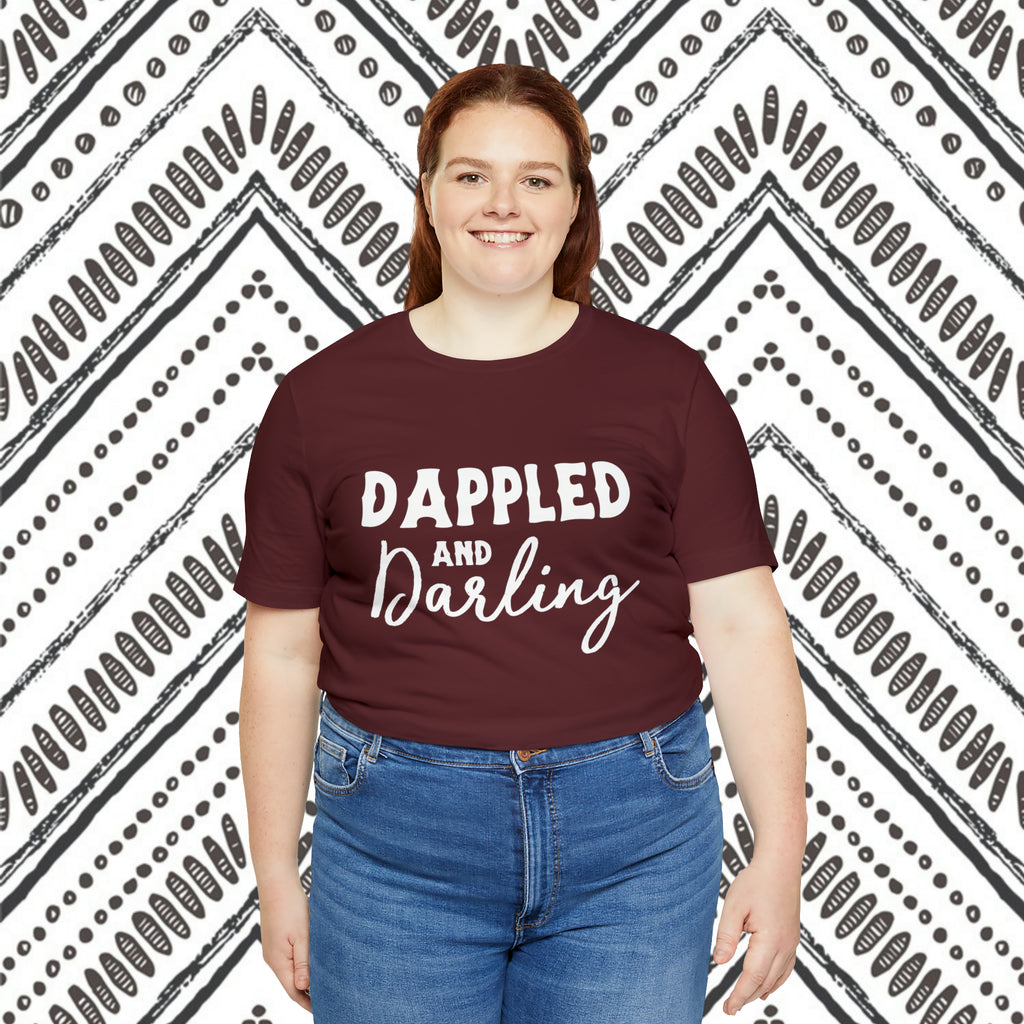 Dappled & Darling Short Sleeve Tee Horse Color Shirt Printify   