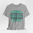 Turquoise Western Mama Short Sleeve Graphic Tee (Available In 14 Colors) T-Shirt Printify Athletic Heather XS
