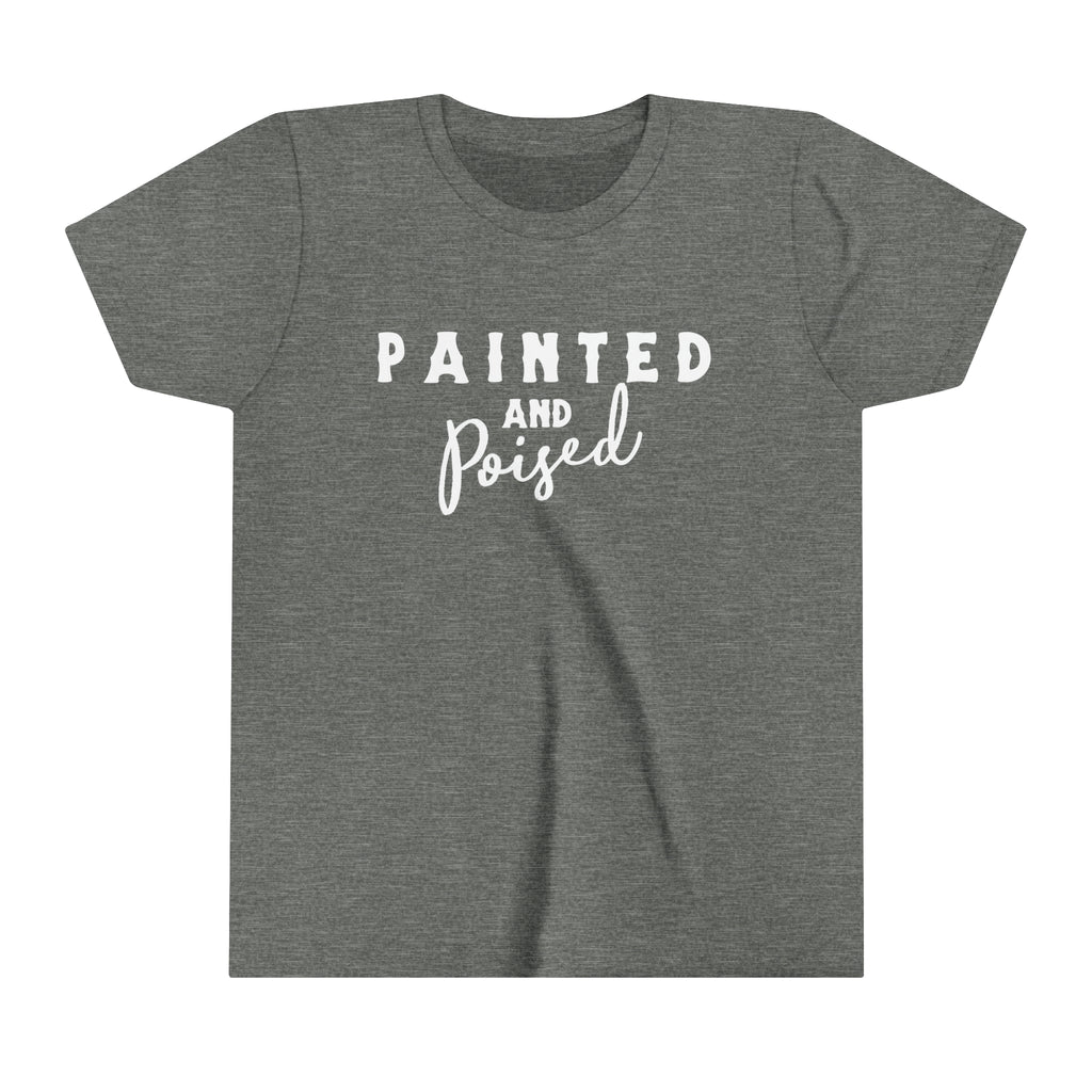 Painted & Poised Youth Tee Grey