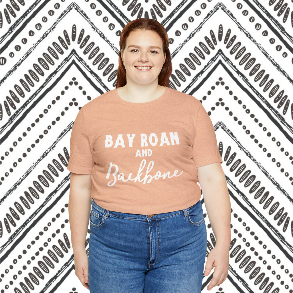 Bay Roan & Backbone Short Sleeve Tee Horse Color Shirt Printify   