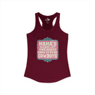 Mamas Let Your Babies Grow Up To Be Cowboys Tank Top Tank Top The Cinchy Cowgirl - Print XS Solid Cardinal Red