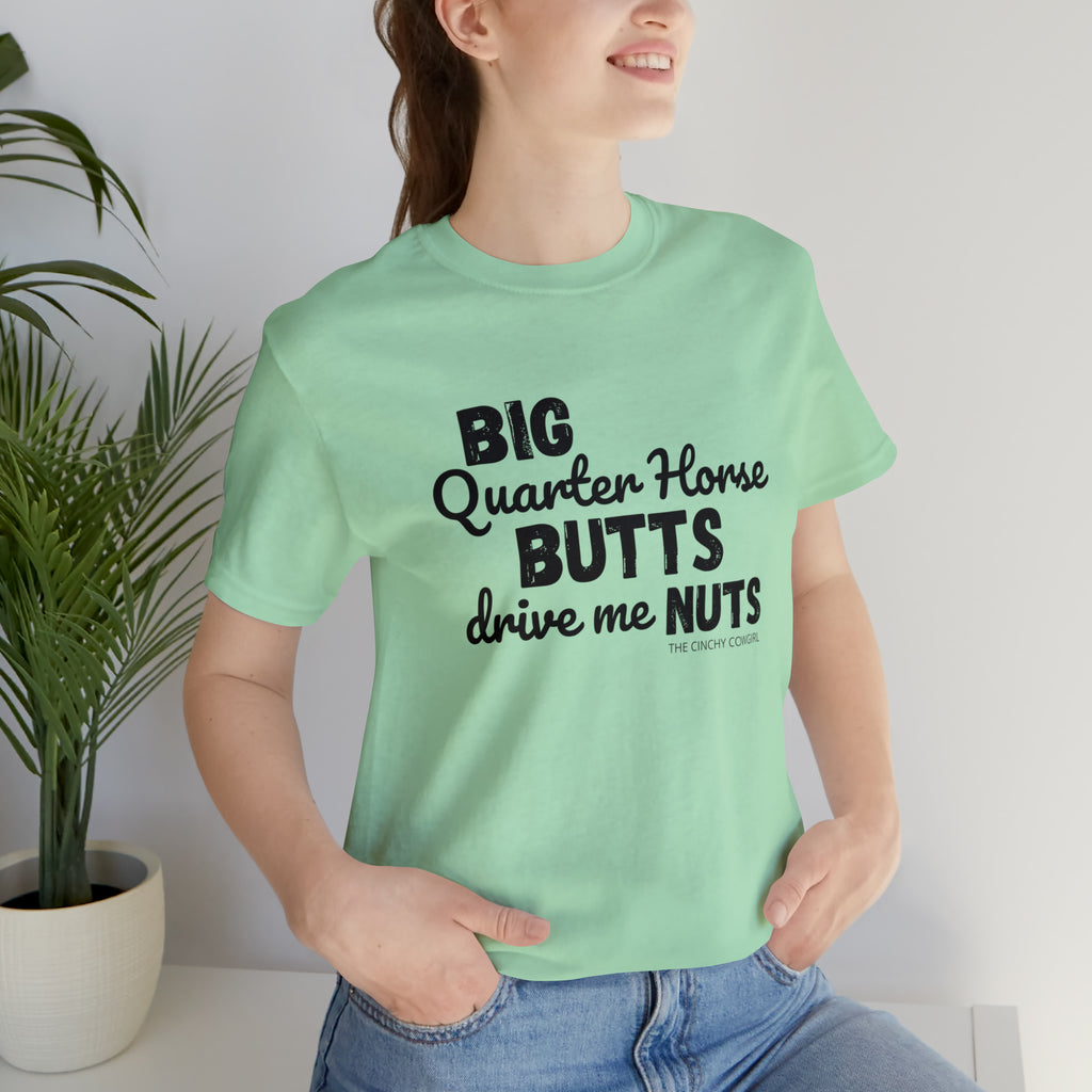 Quarter Horse Butts Short Sleeve Tee tcc graphic tee Printify Mint XS 