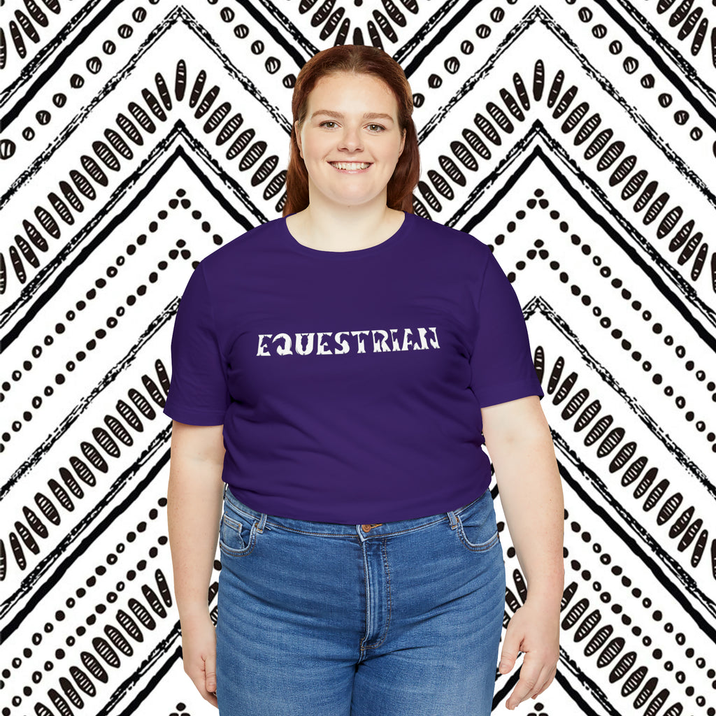Equestrian Short Sleeve Tee tcc graphic tee Printify   