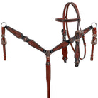Shadowed Blooms Browband Headstall and Breastcollar Set headstall set Shiloh